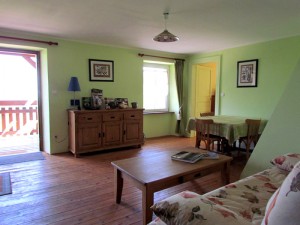 Séjour de la chambre d'hôte du gîte du Pré du Bois